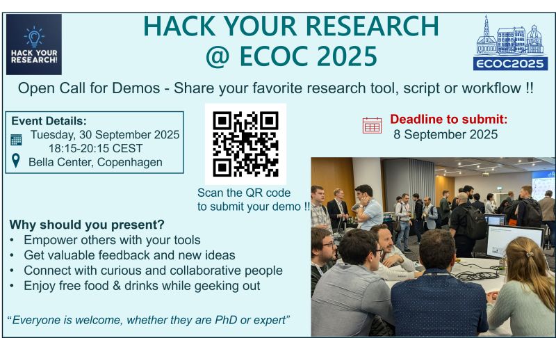 image from Hack your Research! @ ECOC 2025