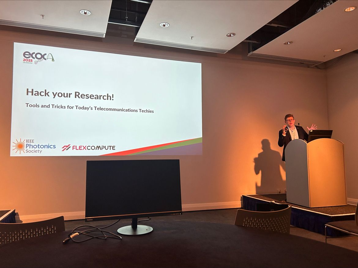 Photo of Hack Your Research at ECOC 2023