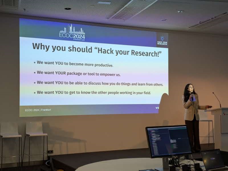 Photo of Hack Your Research at ECOC 2024