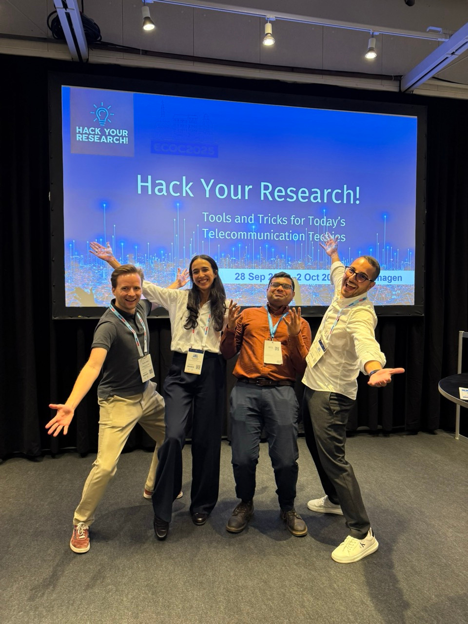 Photo of Hack Your Research at ECOC 2025